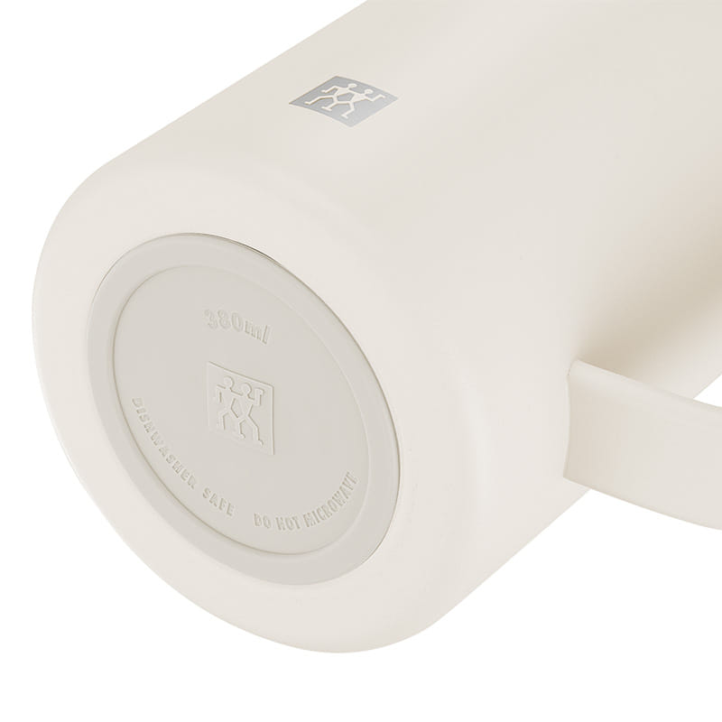 แก้วน้ำสุญญากาศ พร้อมหูจับ ZWILLING THERMO PLUS 380 มล. สี CREAM N1034330N_4